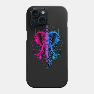 Sacred Geometry Elephant Head Phone Case