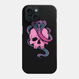 Cobra skull Phone Case