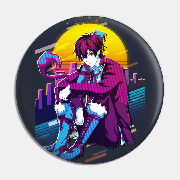 Rin Okumura Pin by 80sRetro