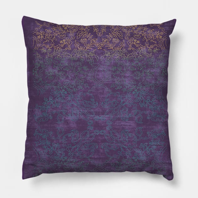 Rays of light on paddy fields (Spring) Pillow by grendgallery