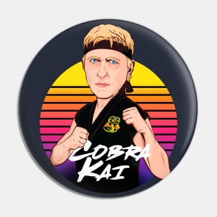 Retro Cobra Kai Johnny Pin