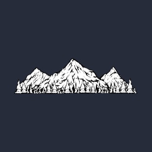 Mountain Range Silhouette T-Shirt