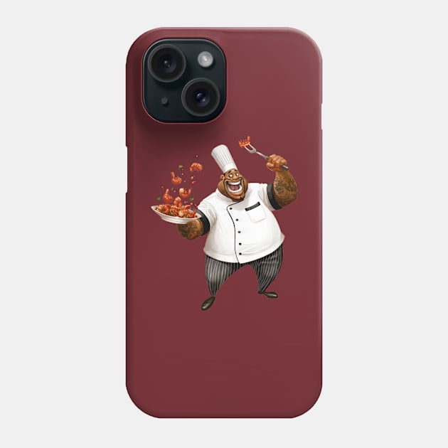 Chef Demetrius Gumbo Phone Case by mdashow