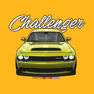 Challenger SRT Yellow by pjesusart T-Shirt