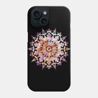 Subtle Tie Dye Mandala Flag Phone Case