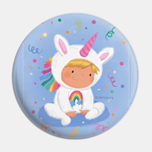 Unicorn kid Pin