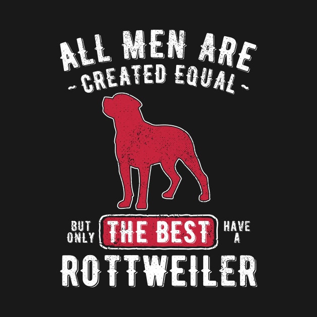 Rottweiler Dog Lover Rottweiler Dad by zeno27