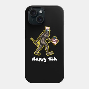 Happy 4th Bigfoot Phone Case