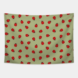 Cute Ladybugs Pattern Tapestry