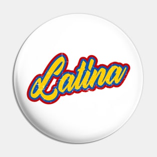 Latina - amarillo azul rojo - south american latina Pin