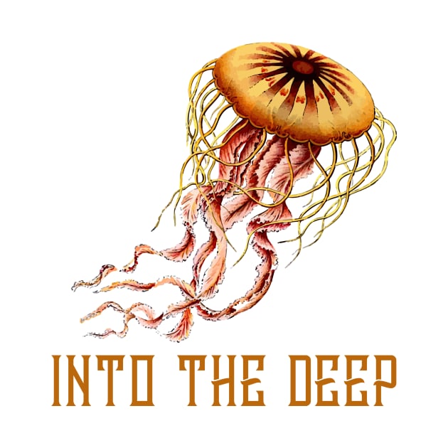 Into The Deep Jellyfish by shipwrecked2020