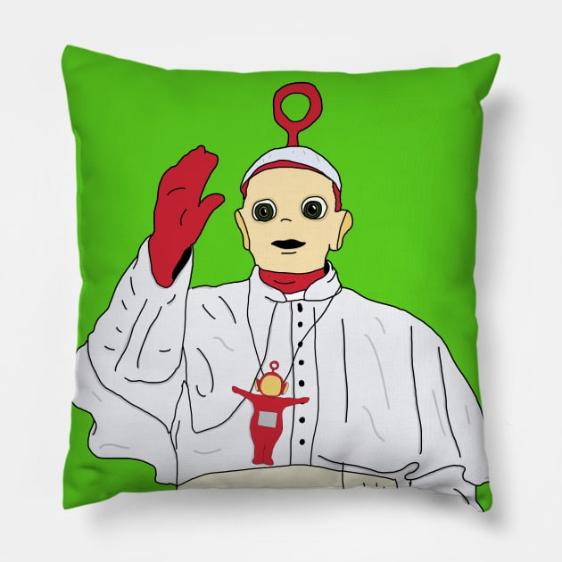 Po Pope Pillow by Pretty Weird