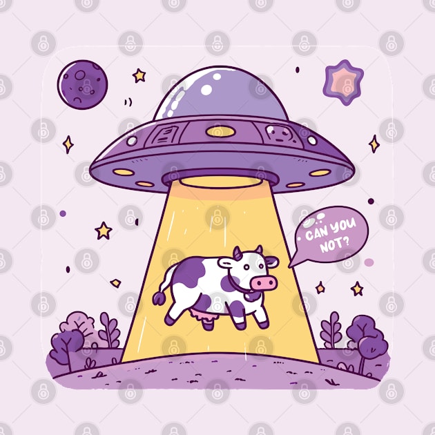 Alien gen Z cow abduction by SweetLog