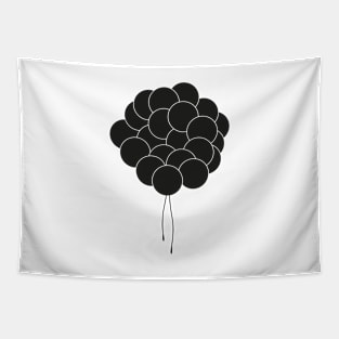 Black Balloons Tapestry