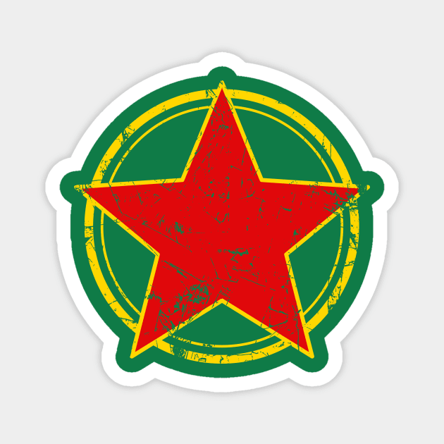 Red Star Emblem Magnet by TSHIRT PLACE