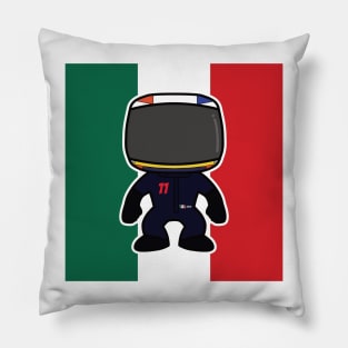 Sergio Perez Custom Bobblehead - 2022 Season Flag Edition Pillow