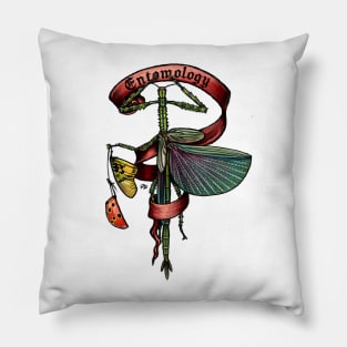 Entomology Nerd Banner Pillow