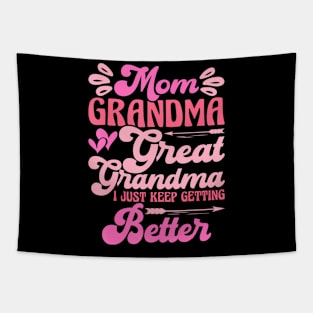 Mom Grandma Great Grandma  Trending Mother's Day Tapestry