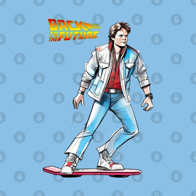 Marty McFly BTTF Part 2 by Buff Geeks Art