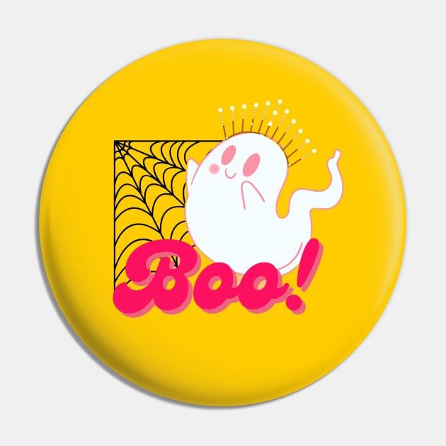 Boo! Halloween desing Pin by adrianasalinar