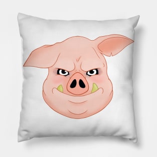 Brave pig Pillow