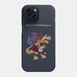 Clanosaurus Rex McLAUGHLINsaurus Rex McLaughlin clan Family Tartan Phone Case