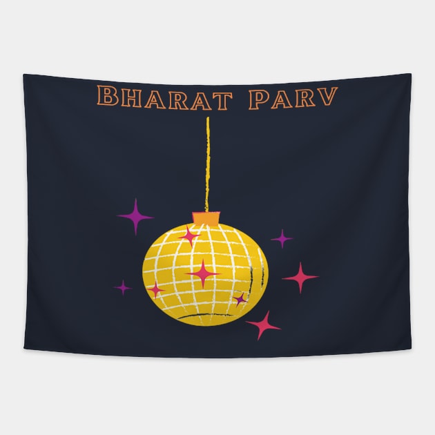 Bharat Parv - Disco Light Tapestry by Bharat Parv