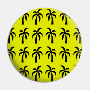 BLACK Palm Pattern Pin