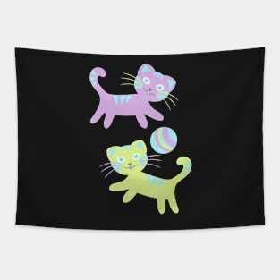 Kitten pattern Tapestry