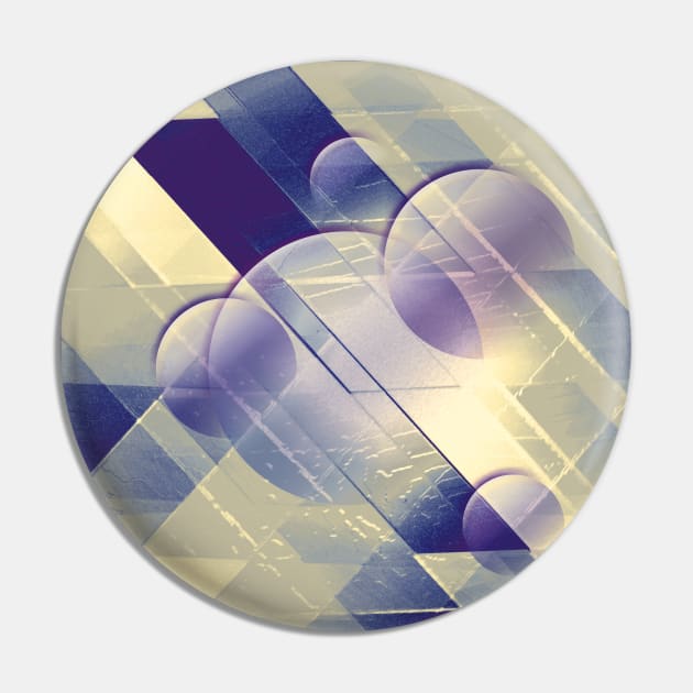 Purple leather Pin by Graph'Contact