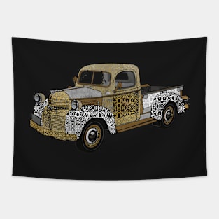 Dad's Old Truck Tapestry