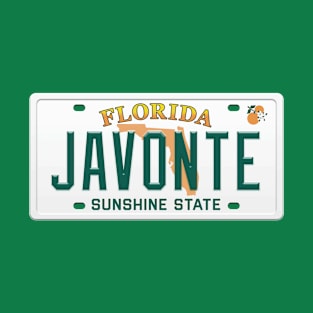 Javonte License Plate - FL T-Shirt