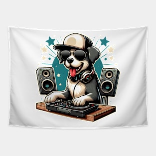 dog dj Tapestry