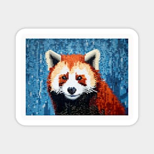 Red Panda Animal Art Decor Paint Mosaic Magnet