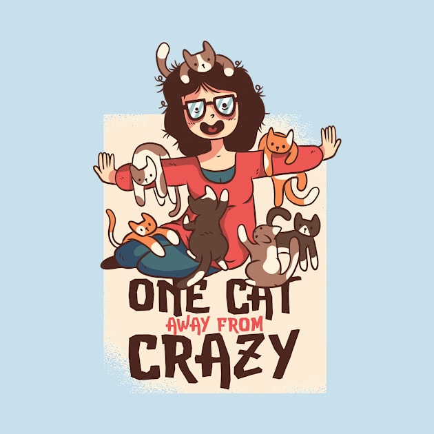 Crazy Cat Lady Graphic Tee by vexeltees