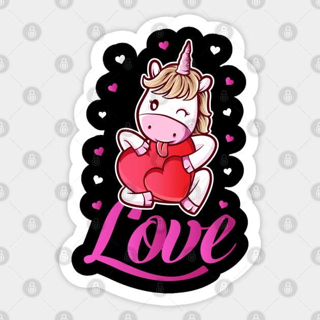 Funny Valentines Day Unicorn Love Heart Shirts For Girls Funny Valentines Day Unicorn Love Heart Shirts For Girls