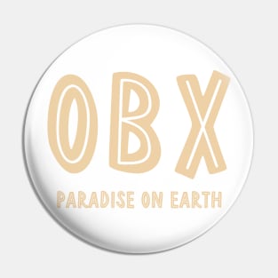 OBX - Paradise on Earth (Yellow) Pin