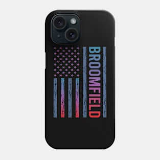 Blue Red Flag - Broomfield Phone Case