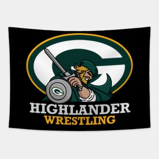 Highlander wrestling Tapestry