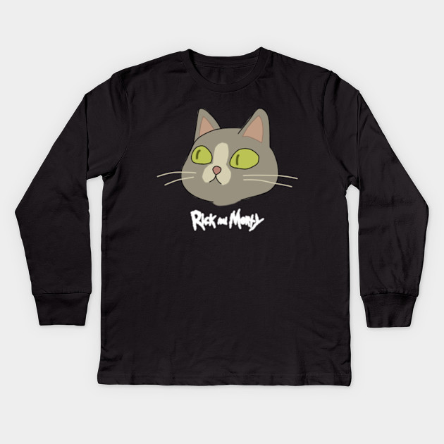 Rick And Morty Talking Cat Rick And Morty Kids Long Sleeve T