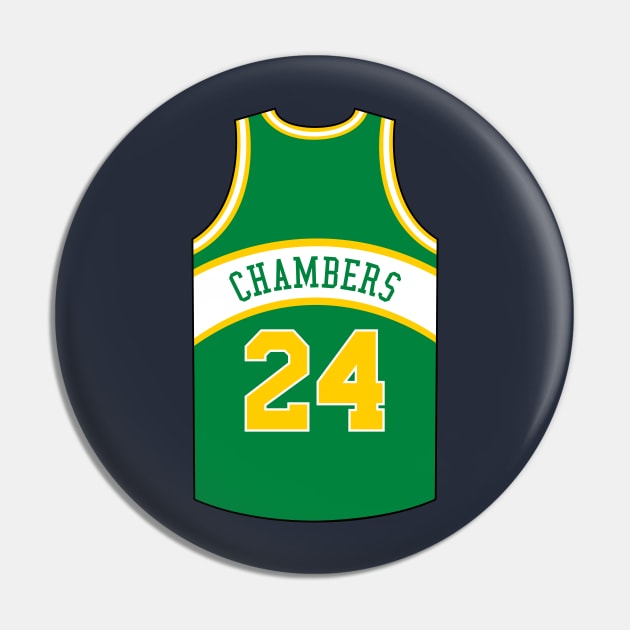 Tom Chambers Seattle Supersonics Jersey Qiangy Pin by qiangdade