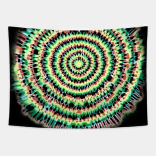 Rasta color tie dye design grateful dead company phish bob marley reggae Tapestry