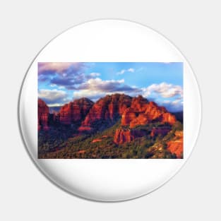 Cliffs of Sedona at Sunset Pin