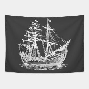 17th Century Ship Tapestry