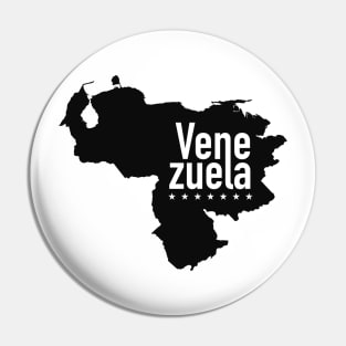 Venezuela Map 7 estrellas Pin