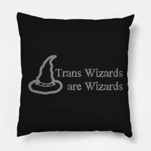 Trans Wizards are Wizards Pillow