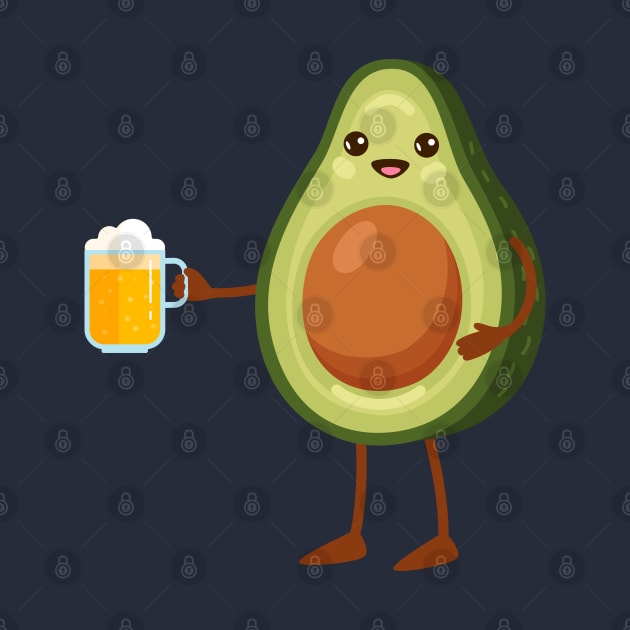 Avacado with beer. by lakokakr