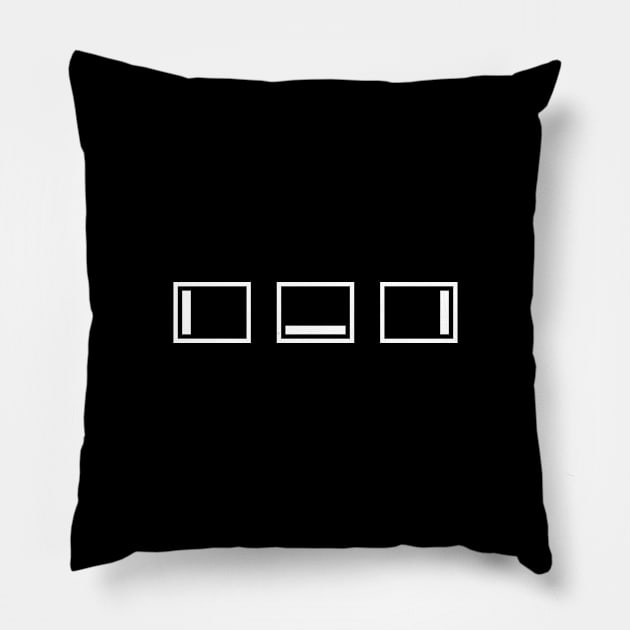 SEGMENTED CONTROLS Pillow by encip