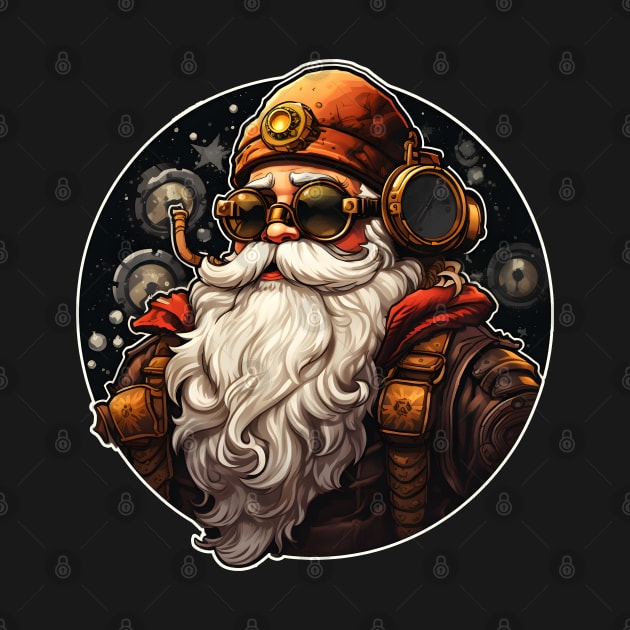 Santa Claus steampunk by beangeerie