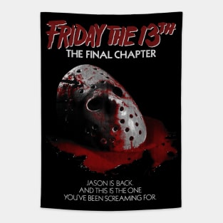 Friday the 13th, Jason Voorhees, Slasher. Horror Classic Tapestry